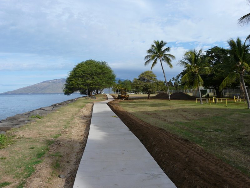Kalama Pedestrian Path Well Under Way