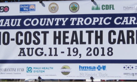 THIS MORNING!!  One time free assorted medical care to be offered again this summer in Kihei