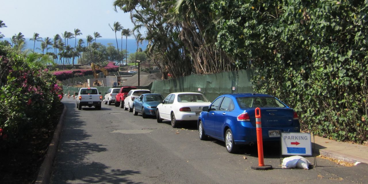 Ulua Beach, Wailea Parking Lot Partially Closed Starting June 3rd