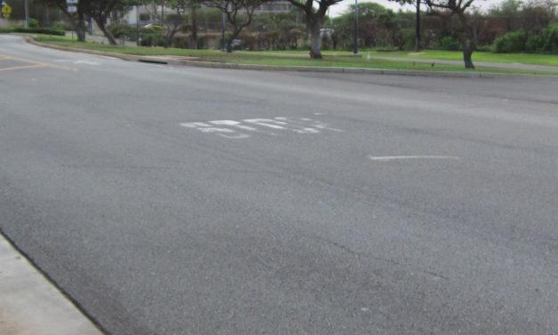 Liloa Drive Road Painting Needed For Safety