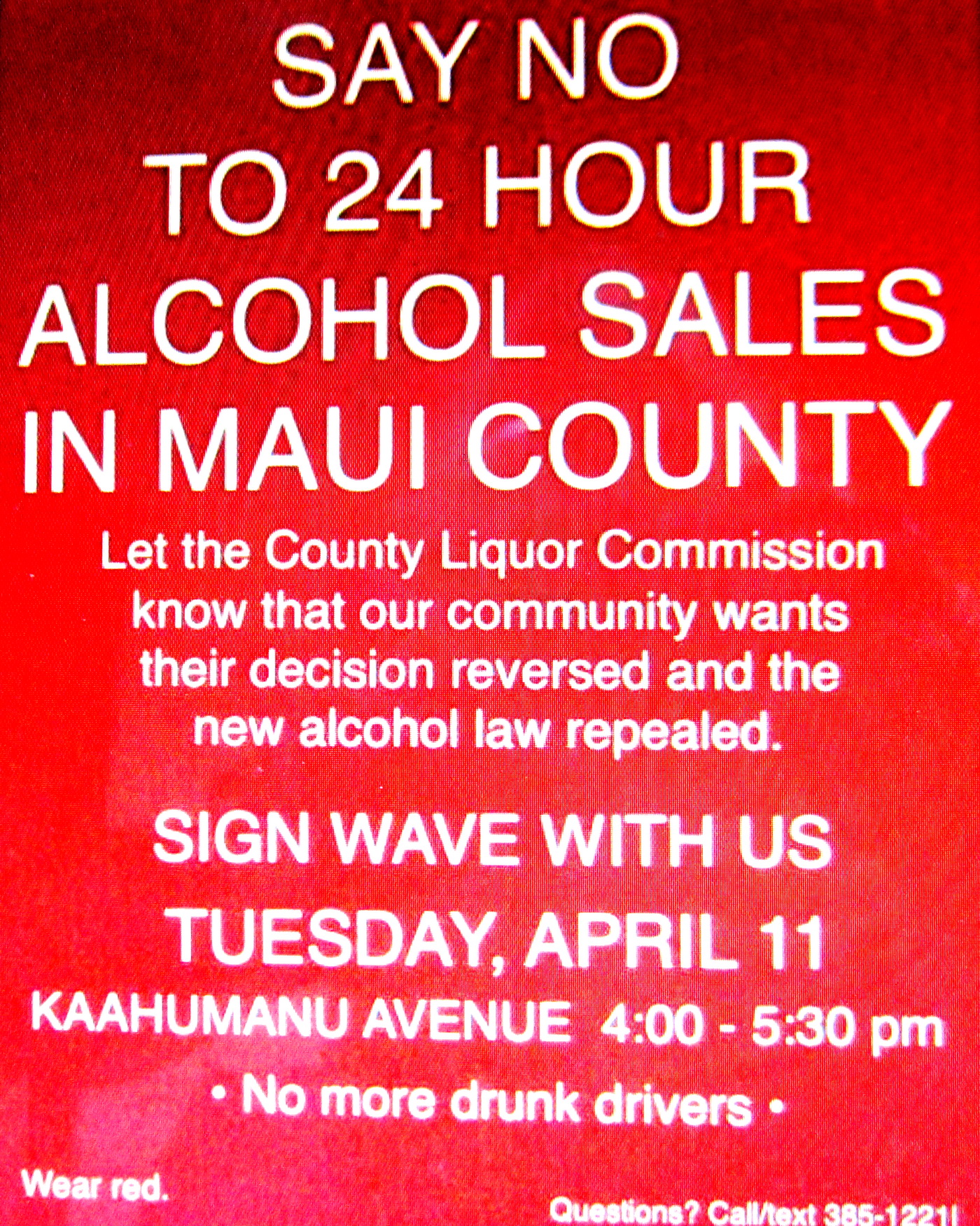 Groundswell of community outrage around booze expansion leads to call for peaceful protest this Tuesday afternoon