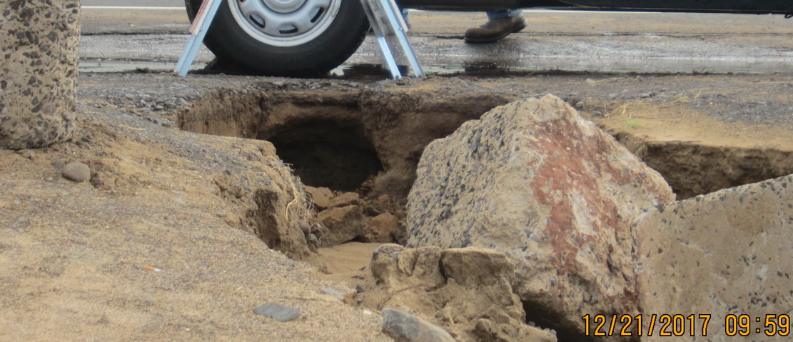 Erosion of South Kihei Road