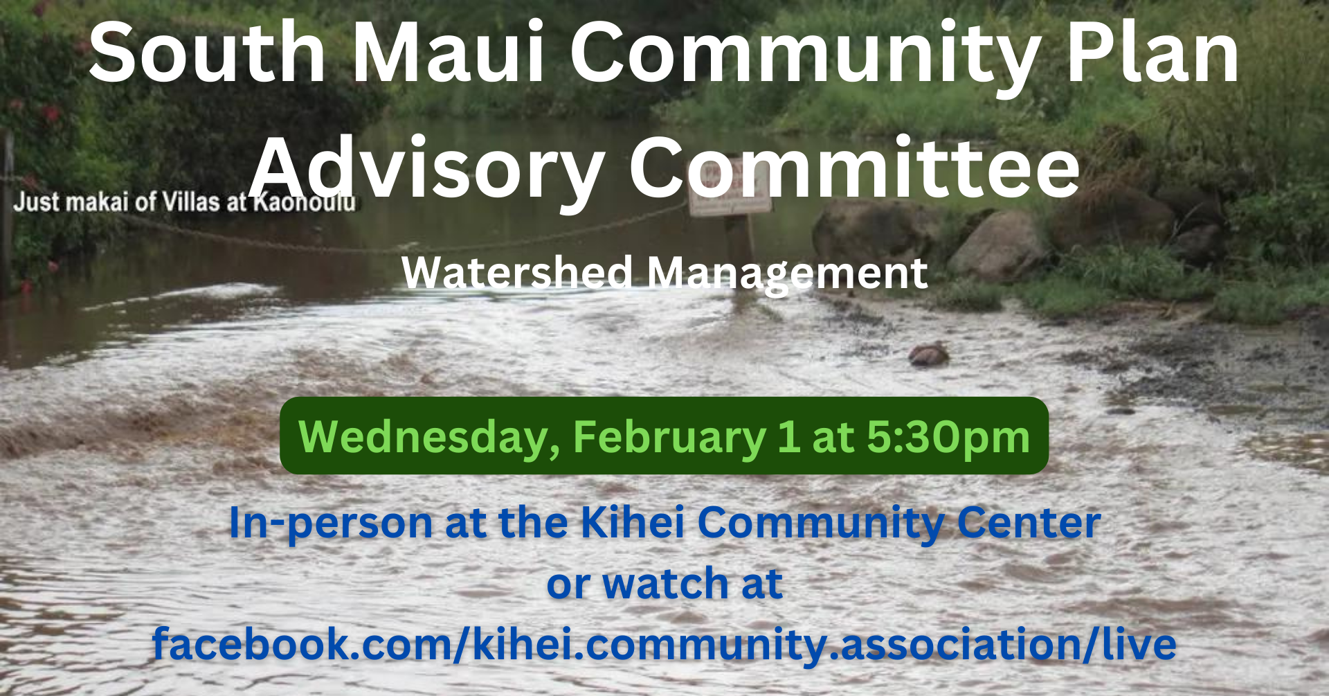 South Maui Community Plan Advisory Committee 20230201 