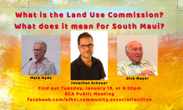 The Land Use Commission and South Maui