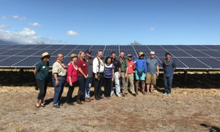 KENYON ENERGY Blessing of New Solar Farm Above R & T Park in Central Kihei